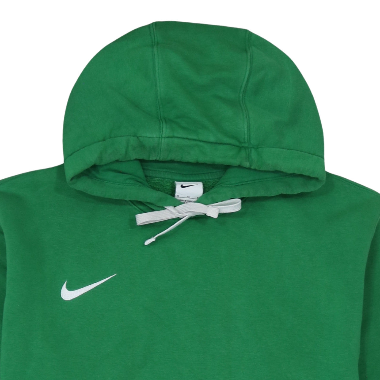 Nike Men's Green XL Pullover Hoodie Fleece Logo Sportswear