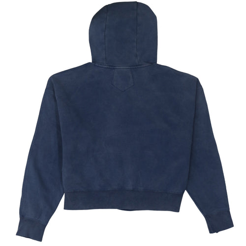 Jordan Women Navy Blue & Red Pullover Hoodie Medium Cotton Blend