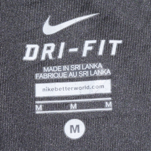 Nike Men's Black Dri-Fit Full Zip Sweatshirt Jacket M