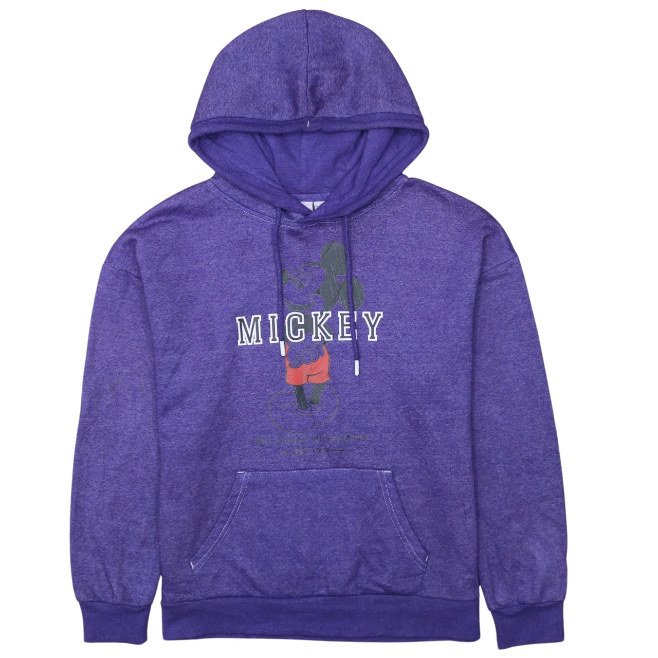 Disney Women's Purple Mickey Mouse Pullover Hoodie Size S