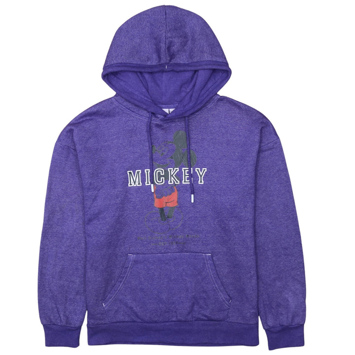 Disney Women's Purple Mickey Mouse Pullover Hoodie Size S