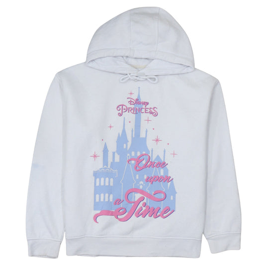 Disney Princess White Hoodie Women Small Once Upon a Time Pullover
