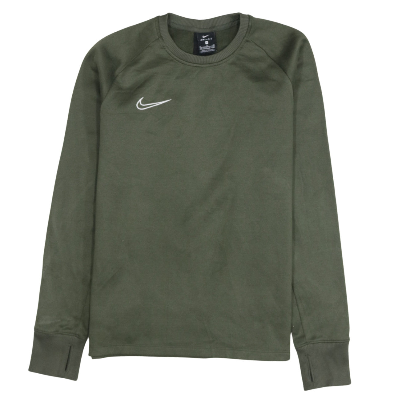 Nike Boys Green Dri-Fit XL Sweatshirt Long Sleeve Crew Neck Pullover