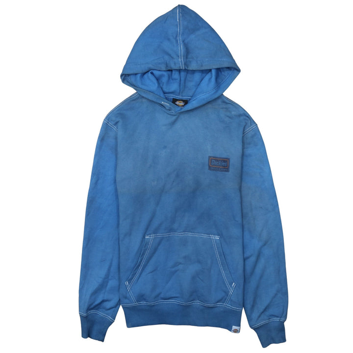 Dickies Men's Blue Pullover Hoodie Medium Logo Graphic Fleece