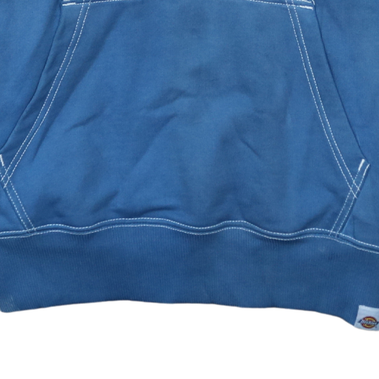 Dickies Men's Blue Pullover Hoodie Medium Logo Graphic Fleece