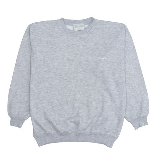 Wrangler Men's Grey Small Crew Neck Pullover Sweatshirt