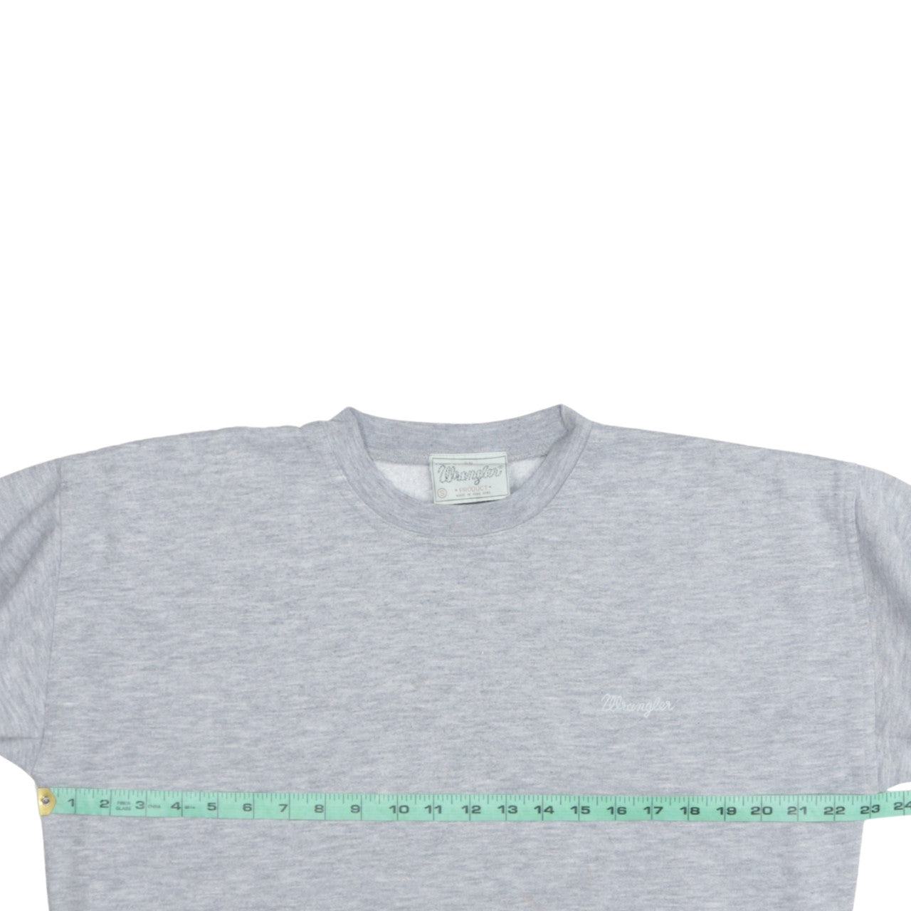 Wrangler Men's Grey Small Crew Neck Pullover Sweatshirt