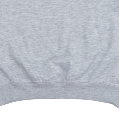 Wrangler Men's Grey Small Crew Neck Pullover Sweatshirt