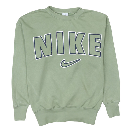 Nike Women’s Green Small Pullover Crew Neck Sweatshirt