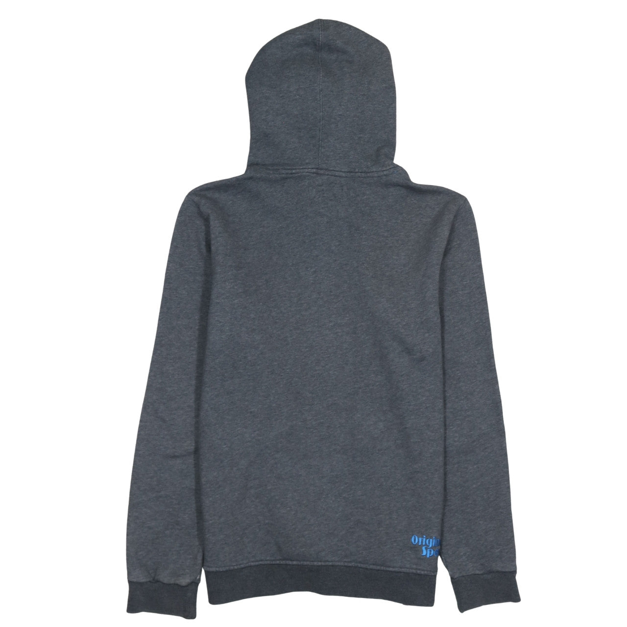 Adidas Men's Grey Pullover Hoodie Small Logo Fleece Sweatshirt