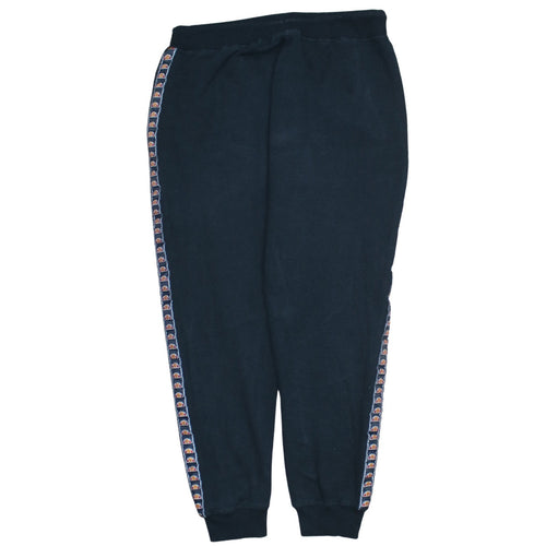 Ellesse Men's Black Jogger Sweatpants L Fleece Tapered Gym Casual