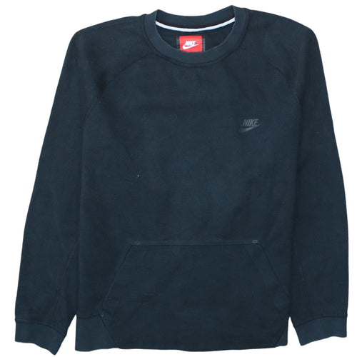Nike Men's Black M Crew Neck Fleece Pullover Sweatshirt