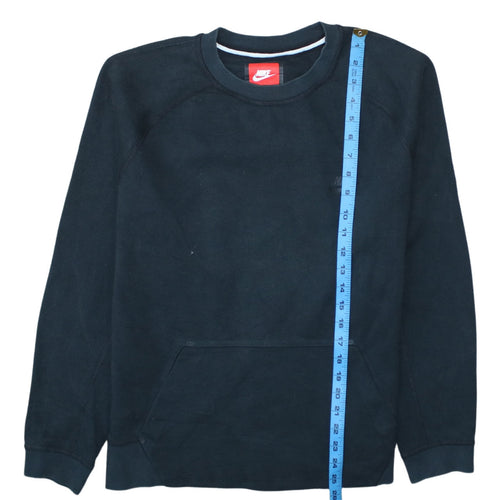 Nike Men's Black M Crew Neck Fleece Pullover Sweatshirt