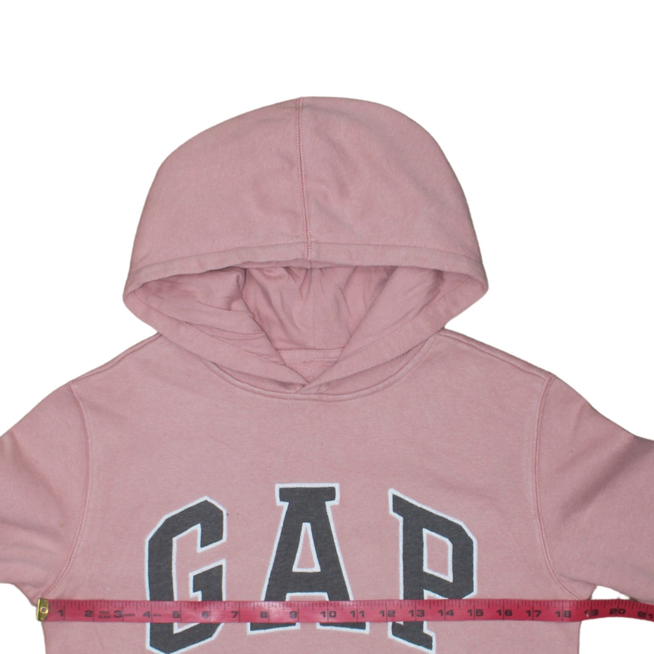 GAP Kids Girls Pink Pullover Hoodie XL 12-13 Years Logo Fleece Sweatshirt