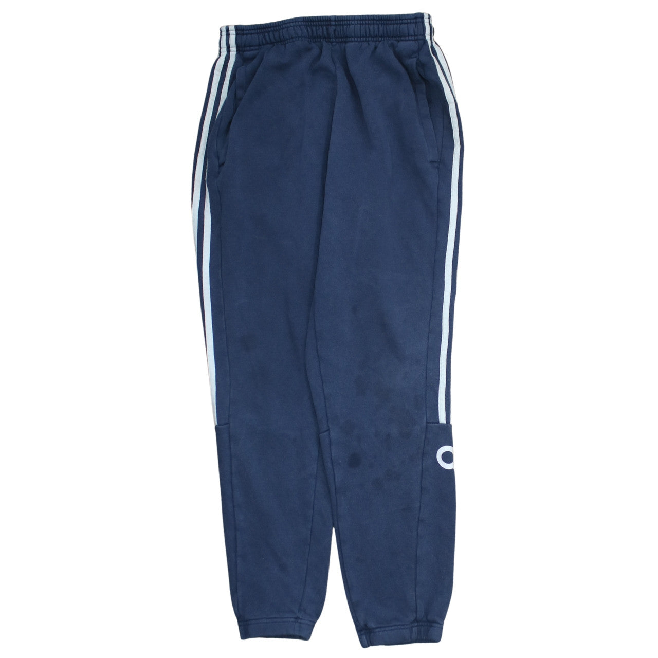adidas Men's Blue Jogger Trousers M Regular Fit Fleece Activewear