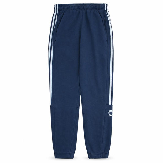 Front view of adidas Men's Blue Jogger Trousers M Regular Fit Fleece Activewear