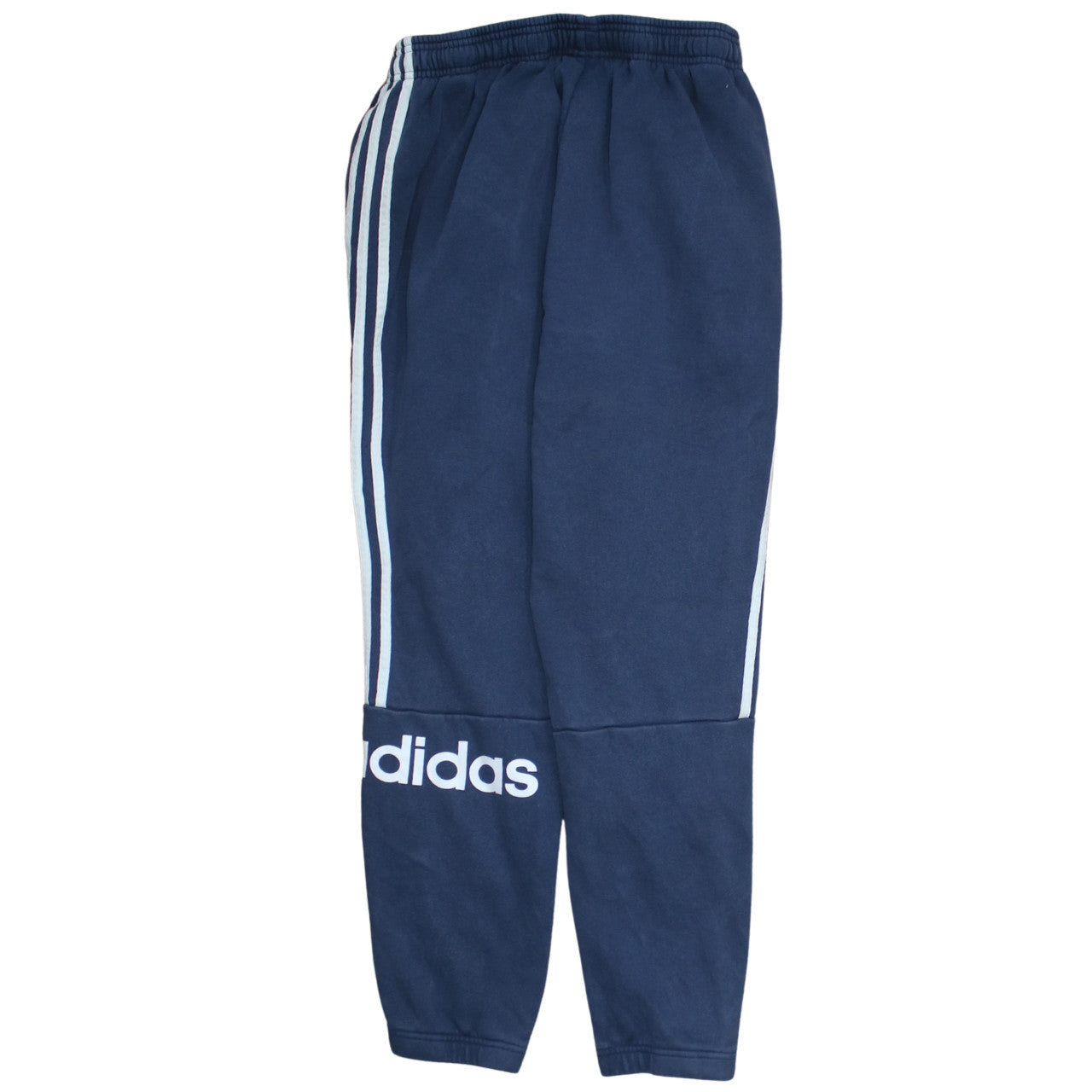 adidas Men's Blue Jogger Trousers M Regular Fit Fleece Activewear