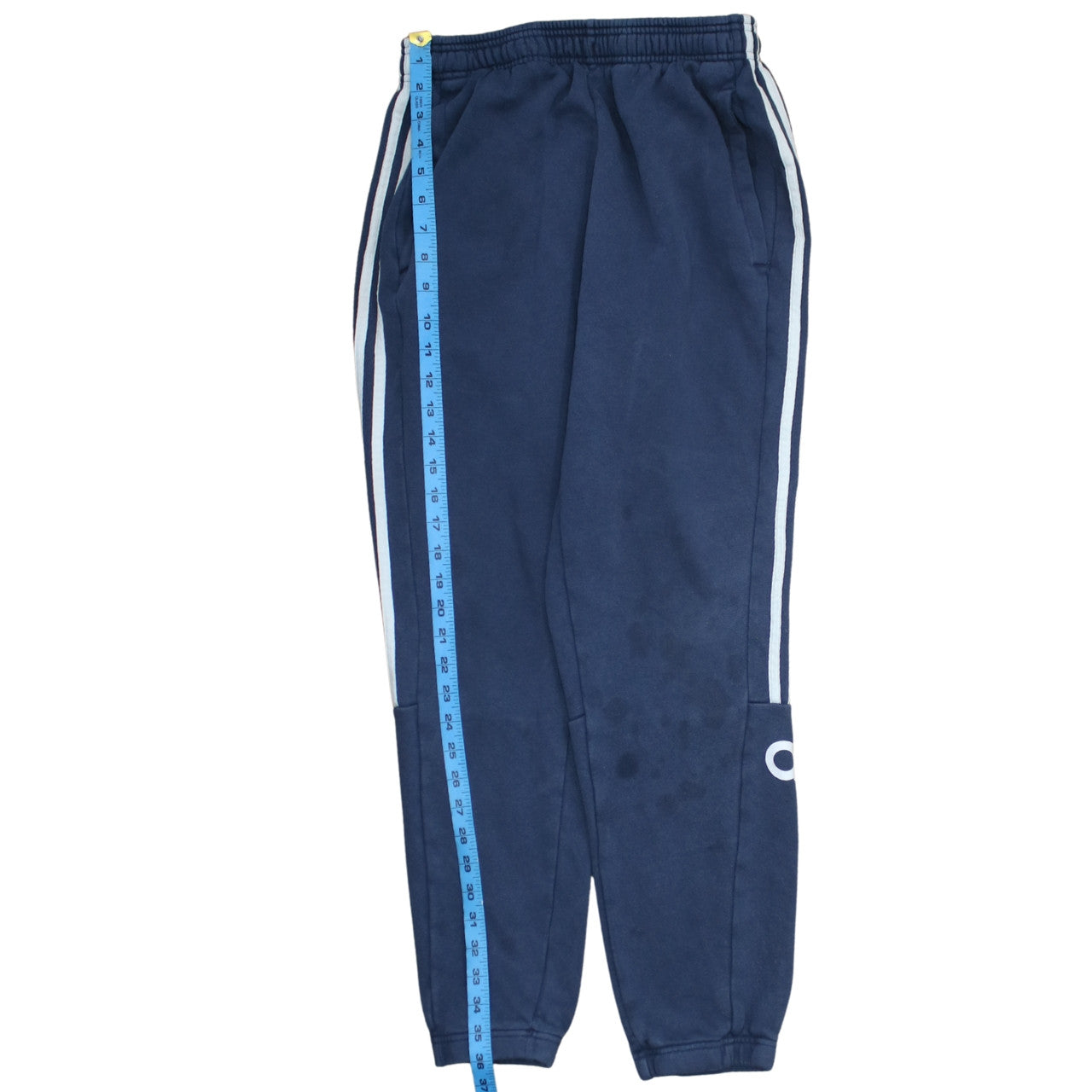 adidas Men's Blue Jogger Trousers M Regular Fit Fleece Activewear