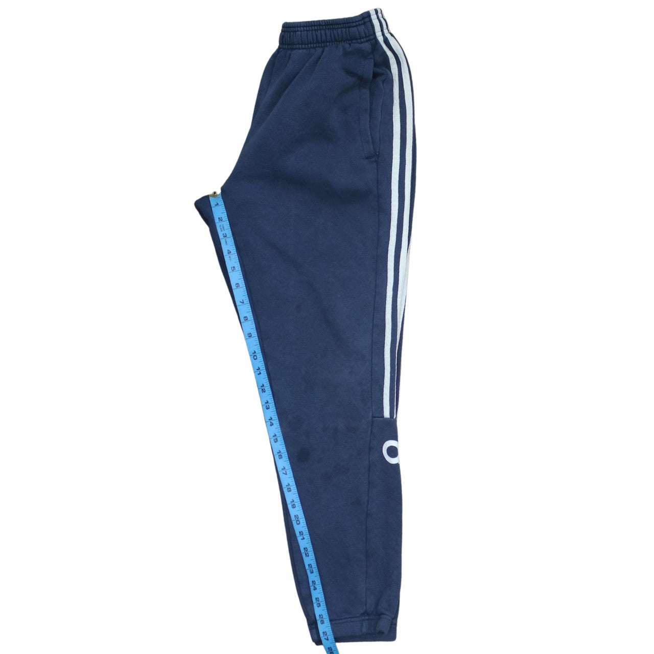adidas Men's Blue Jogger Trousers M Regular Fit Fleece Activewear