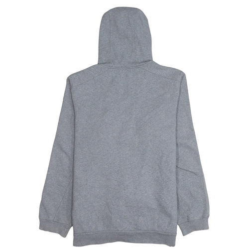 Adidas Men's Grey Full Zip Hoodie Size M Sports Fleece Jacket