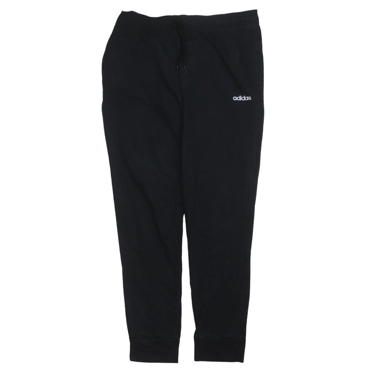 adidas Womens Black Jogger Trousers Size 12-14 Regular Fit