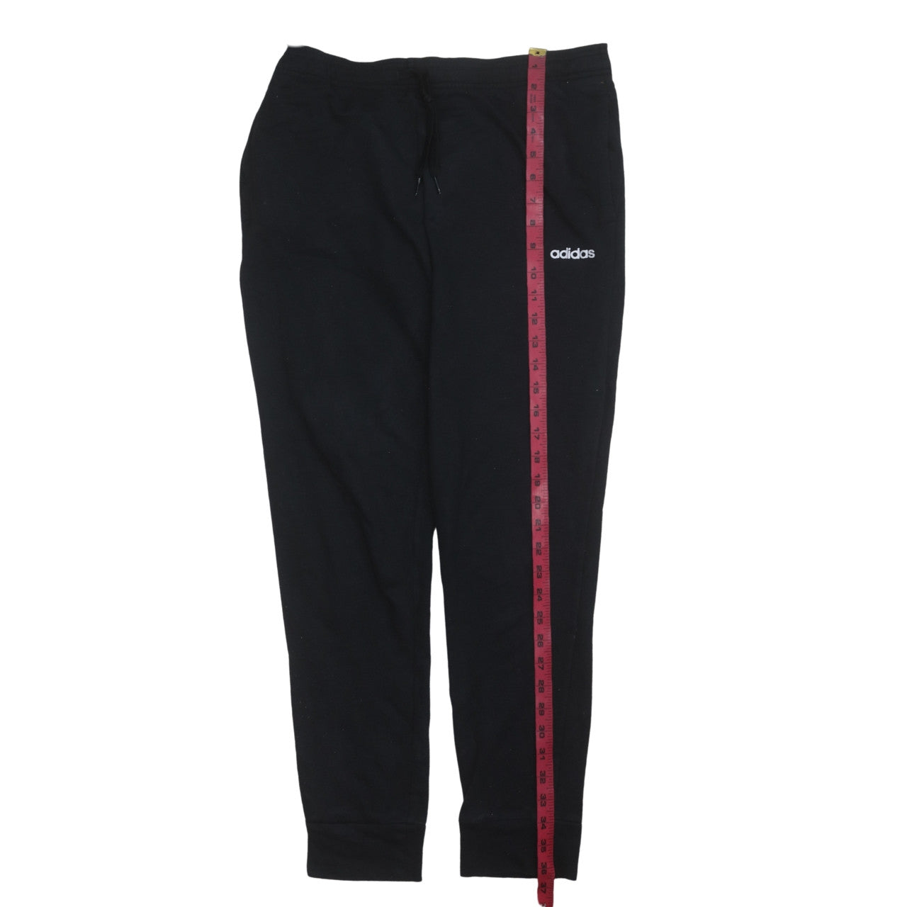 adidas Womens Black Jogger Trousers Size 12-14 Regular Fit