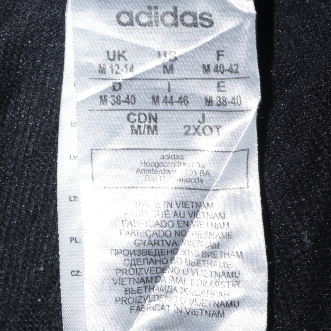 adidas Womens Black Jogger Trousers Size 12-14 Regular Fit