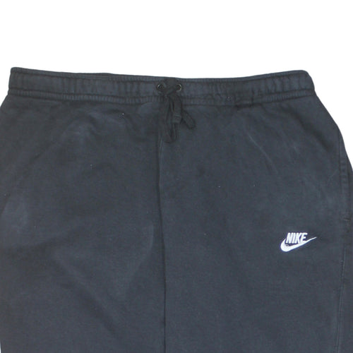 Nike Women Black L Cotton Blend Jogger Activewear Trousers