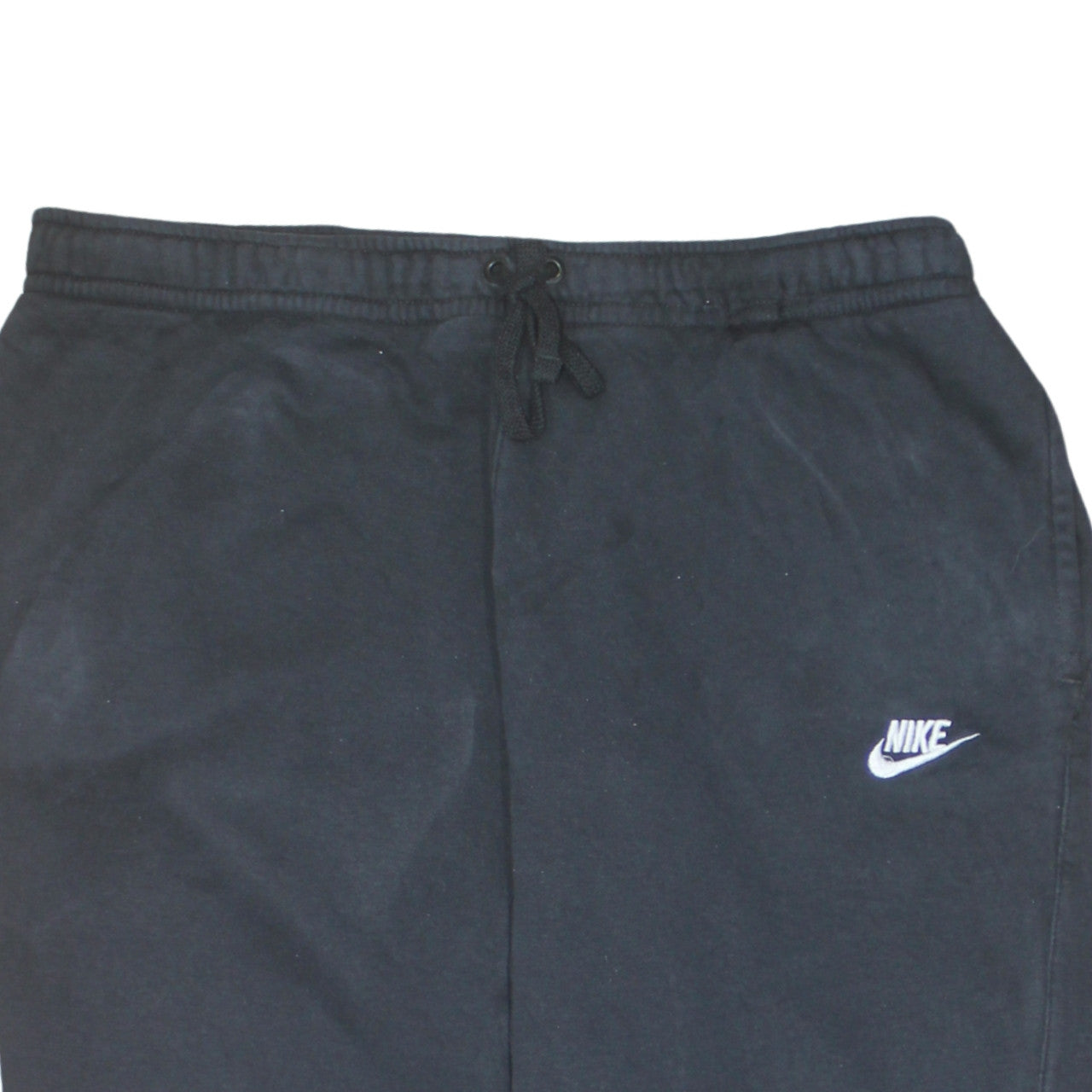 Nike Women Black L Cotton Blend Jogger Activewear Trousers