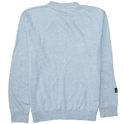 Primark Men Grey Bart Simpson Graphic Pullover Sweatshirt L
