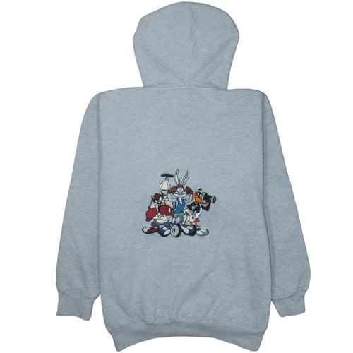 ACME Clothing Co Men's Grey XL 1/2 Zip Hoodie Looney Tunes Athletic Club