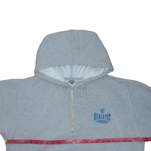 ACME Clothing Co Men's Grey XL 1/2 Zip Hoodie Looney Tunes Athletic Club