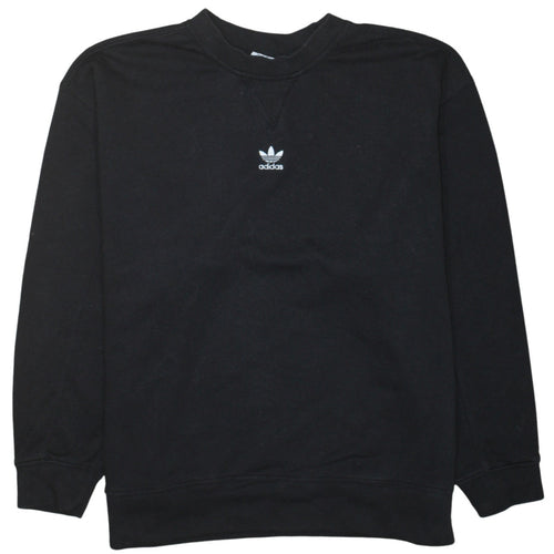 Adidas Womens Black XS Crew Neck Pullover Sweatshirt