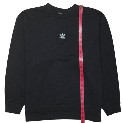 Adidas Womens Black XS Crew Neck Pullover Sweatshirt