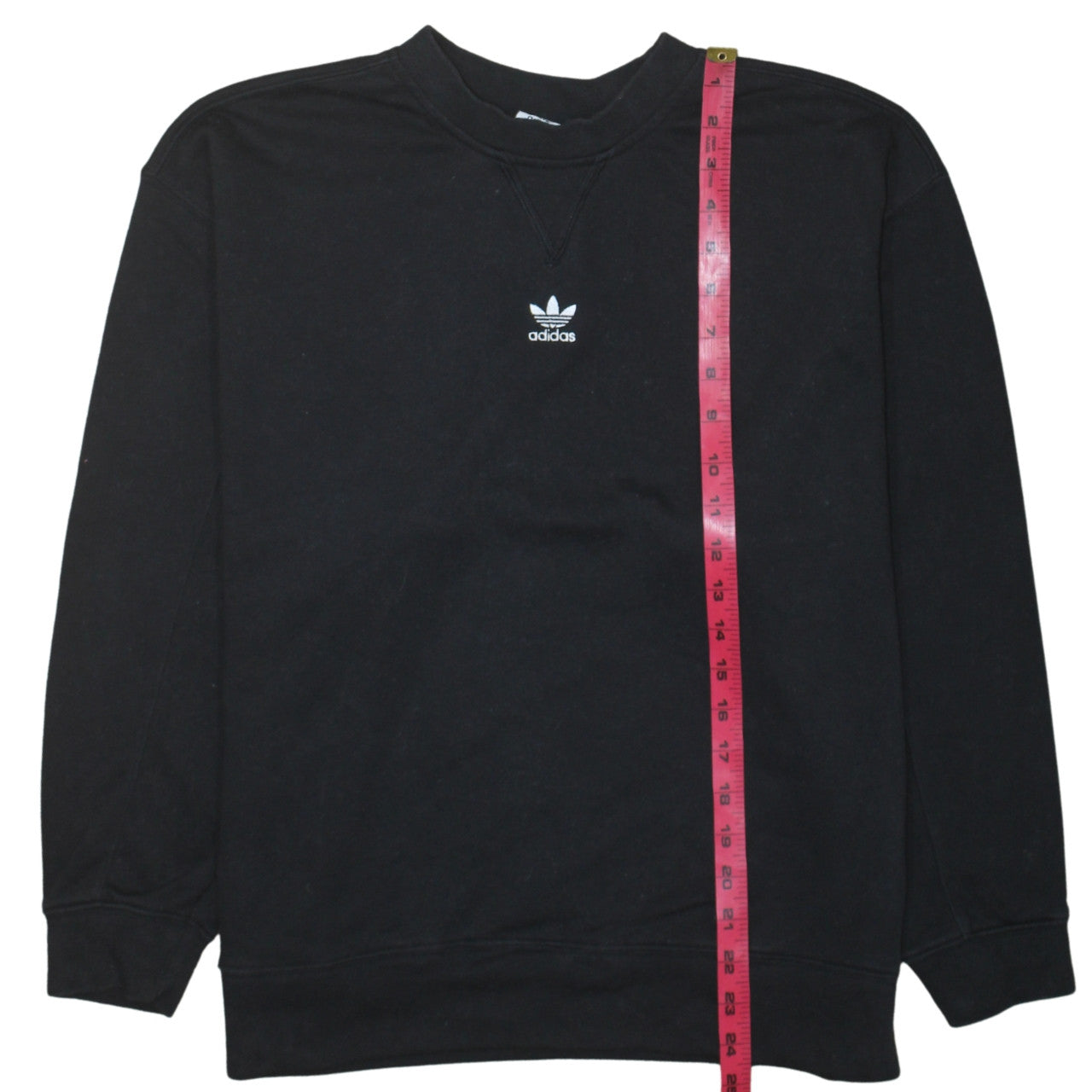 Adidas Womens Black XS Crew Neck Pullover Sweatshirt