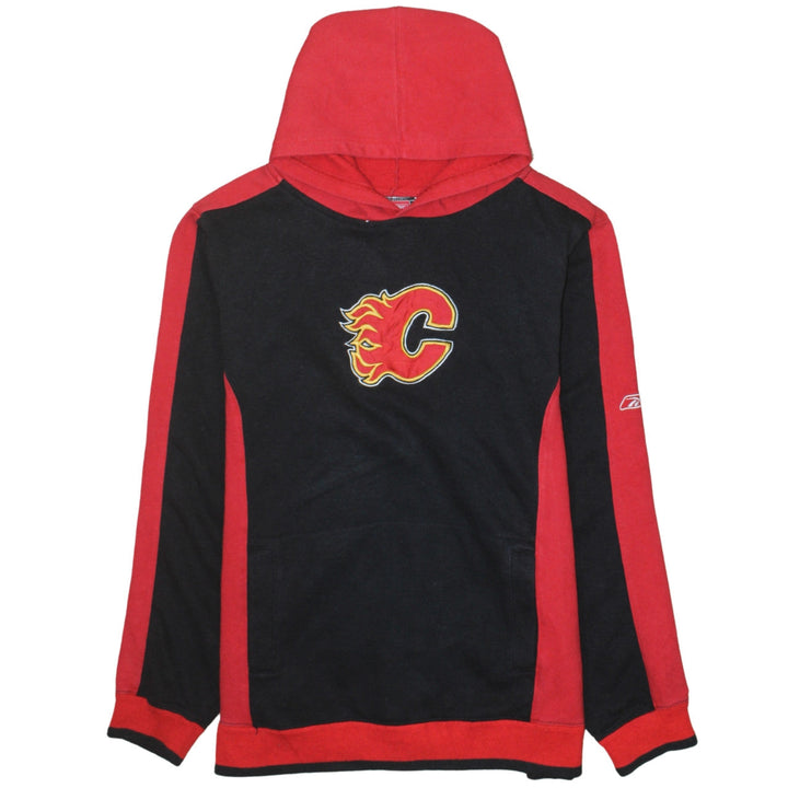 Reebok Hockey Women's Red & Black Pullover Hoodie Size XL Cotton Blend