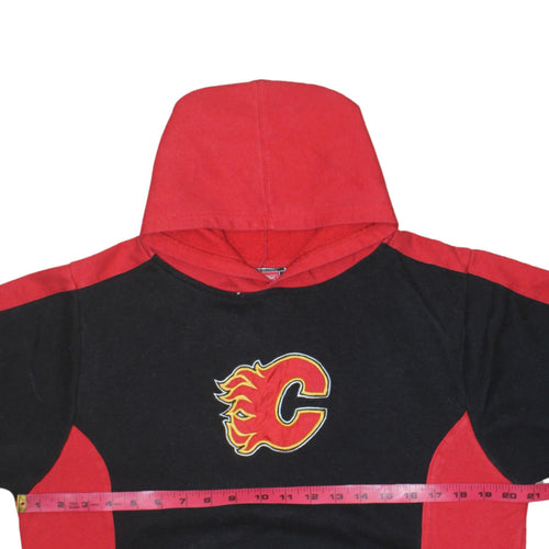Reebok Hockey Women's Red & Black Pullover Hoodie Size XL Cotton Blend