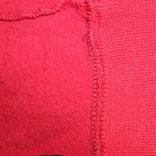 Reebok Hockey Women's Red & Black Pullover Hoodie Size XL Cotton Blend