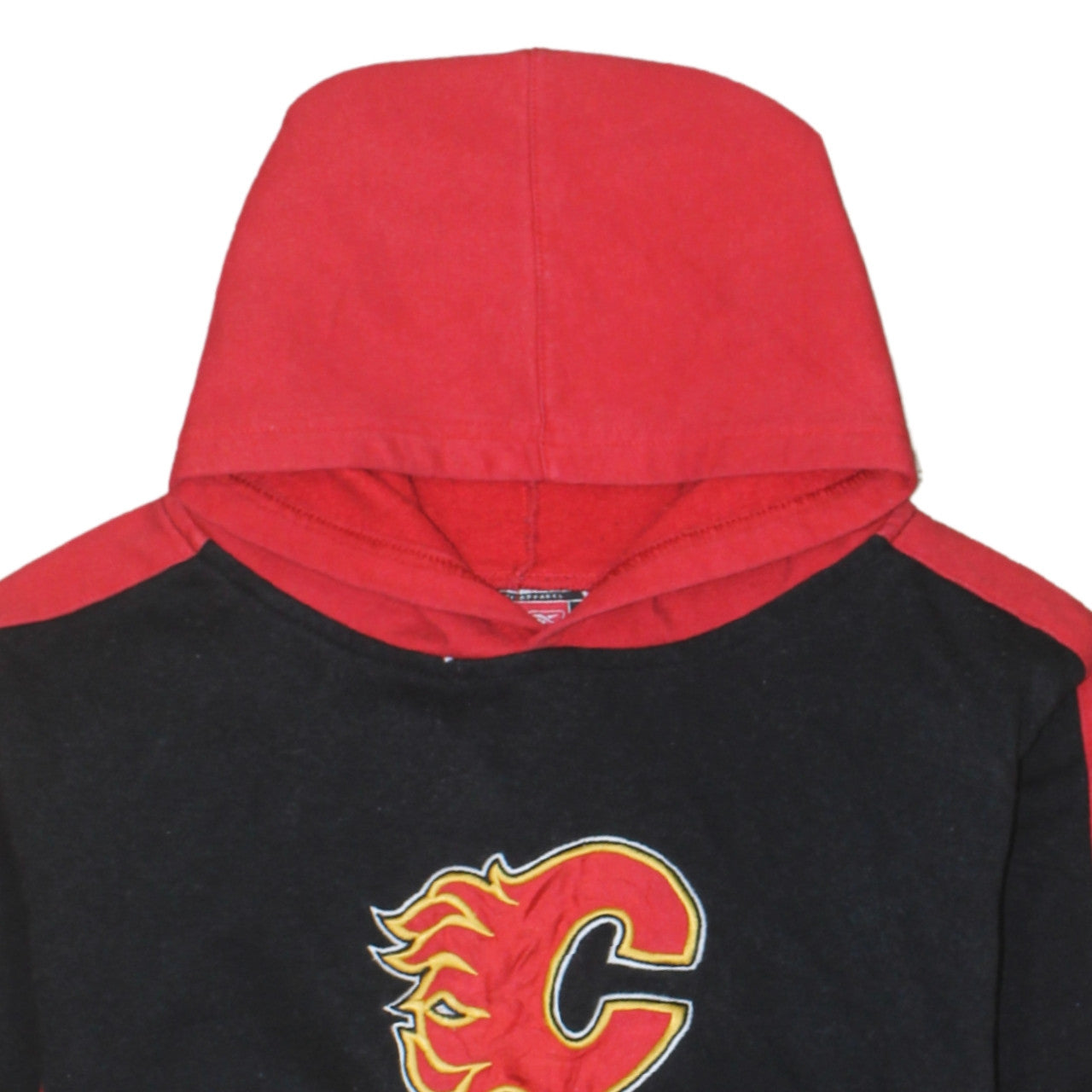 Reebok Hockey Women's Red & Black Pullover Hoodie Size XL Cotton Blend