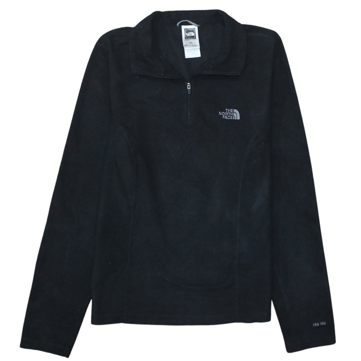 The North Face Womens Black M Fleece 1/4 Zip Pullover Sweatshirt