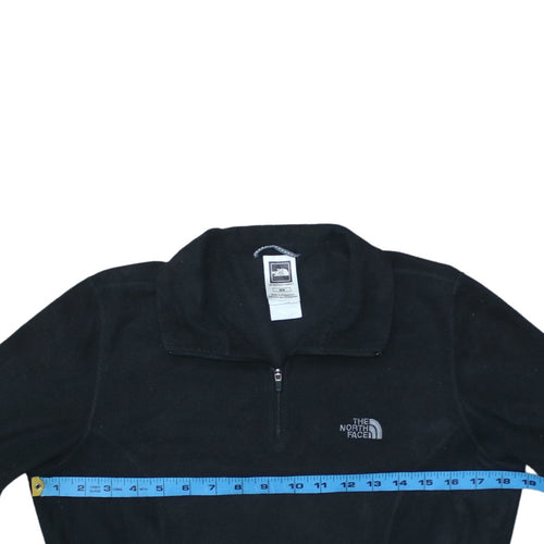 The North Face Womens Black M Fleece 1/4 Zip Pullover Sweatshirt