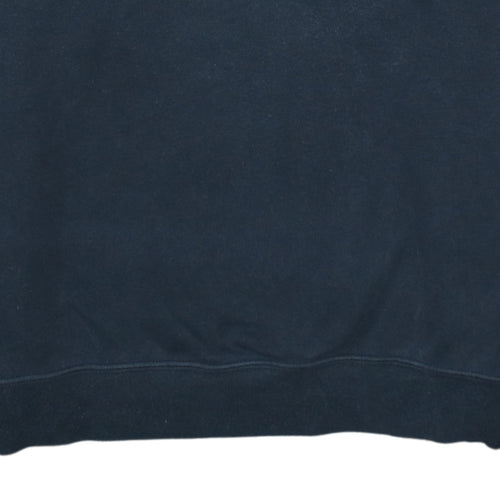 Nike Men's Black Logo Crew Neck Pullover Sweatshirt Size M