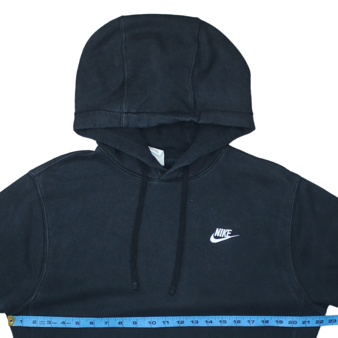 Nike Men's Black Pullover Hoodie Small Logo Fleece Sweatshirt