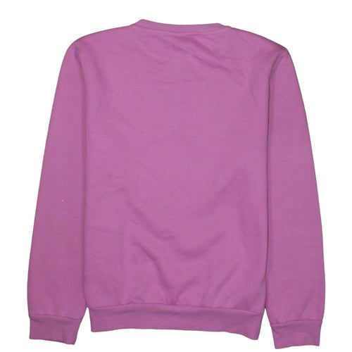 Disney Women Pink Marie Sweatshirt Long Sleeve Pullover Fun Casual