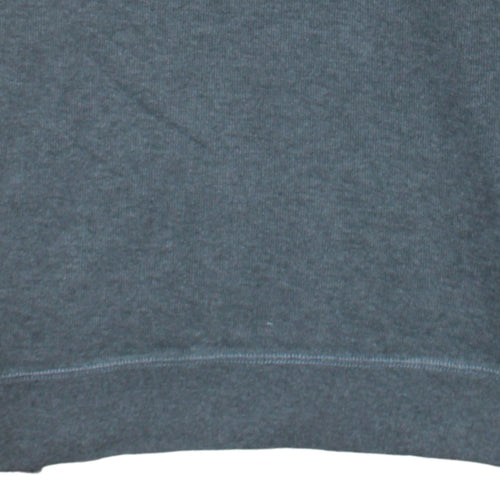 Gap Mens Grey XXL Collared Henley Sweatshirt Long Sleeve Cotton