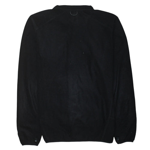 The North Face Men Black Fleece Jacket S Polyester Full Zip Outdoor
