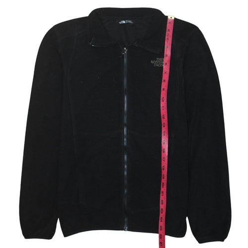 The North Face Men Black Fleece Jacket S Polyester Full Zip Outdoor