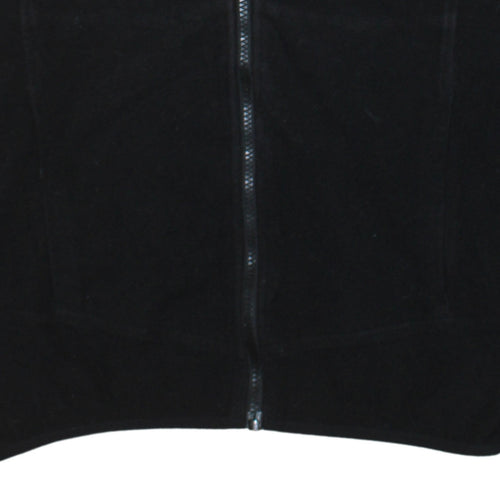 The North Face Men Black Fleece Jacket S Polyester Full Zip Outdoor