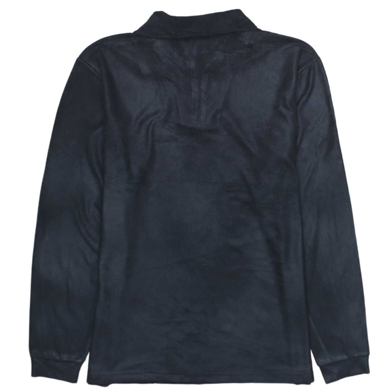 Champion Men's Black Fleece 1/4 Zip Sweatshirt L Regular Fit