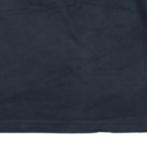 Champion Men's Black Fleece 1/4 Zip Sweatshirt L Regular Fit